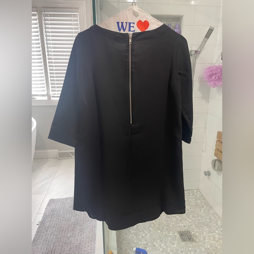 Black shift dress - XS